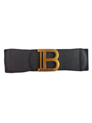 Balmain Elastic Leather Belt